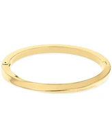 Calvin Klein Gold-Tone Stainless Steel Twist Bangle Bracelet