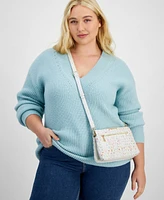 On 34th Reddelle Small Tweed Crossbody, Created for Macy's