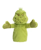 Aurora Medium Grinch Hand Puppet Dr. Seuss Whimsical Plush Toy Green 10"