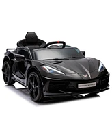 Slickblue Corvette Dual-Wheel Drive Sports Car – 12V 4.5Ah with 2.4G Remote Control for Kids