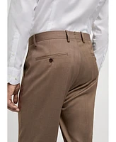 Mango Men's Stretch Fabric Suit Pants