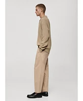 Mango Men's Pleated Chino Pants