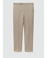 Mango Men's Virgin Wool Suit Pants