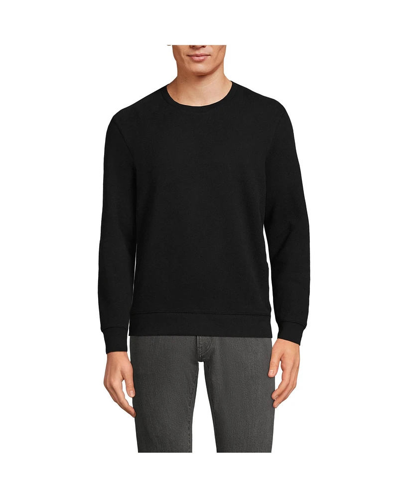 Lands' End Big & Tall Long Sleeve Serious Sweats Crew Sweatshirt