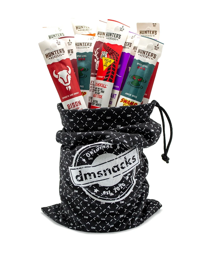 Dm Snacks Exotic Meat Sticks Gift Bag, 15 Piece