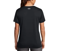 Under Armour Women's Ua Tech Script Short Sleeve T-Shirt