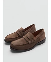 Mango Men's Suede Leather Loafers