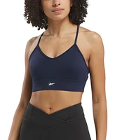 Reebok Women's Workout Ready Tri Back Medium Impact Sports Bra