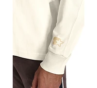 Starter Men's Oversized Long-Sleeve Sueded Soft Touch Branded Shirt