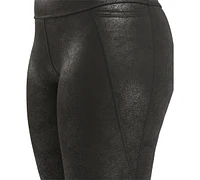 Reebok Women's Lux Faux Leather High Rise Leggings