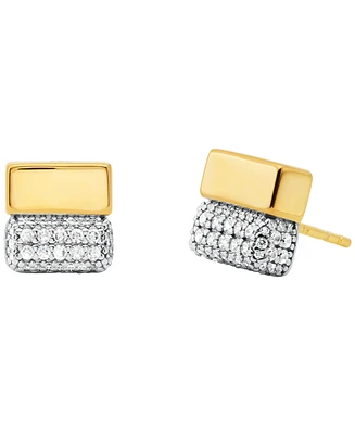 Michael Kors 14K Gold-Plated Sterling Silver Stud Earrings