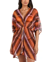 La Blanca Women's Horizon Twist Wrap Cover-Up Dress