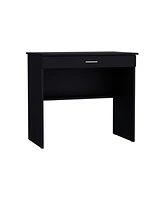 Depot E-Shop Montana Storage Desk, Spacious Stylish with Drawer and Shelf