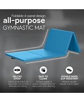 BalanceFrom Fitness BalanceFrom 4' x 8' x 2" All Purpose Folding Fitness Gymnastics Gym Mat