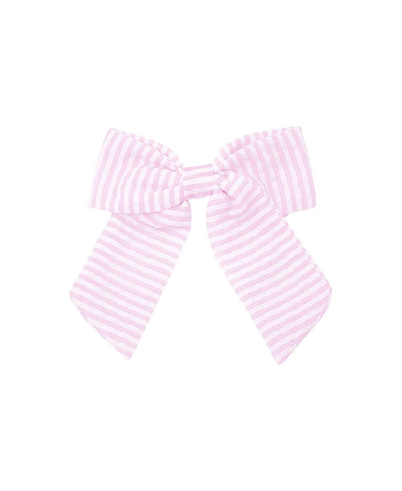 Bits & Bows Girls' Seersucker Hair Bow
