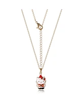 Hello Kitty Sanrio Christmas Santa Pendant Necklace