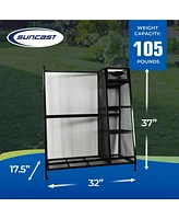 Suncast Metal Complete Golf Bag Organizer for Garage w/ Shelves & Bin (2 Pack)