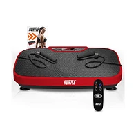 Hurtle Core Fitness Training Vibration Machine With Adjustable Speed, Red