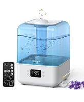 Morento Humidifiers for Bedroom, 4.5L Top Fill Humidifiers for Large Room, Cool Mist Humidifiers for Home,Auto Shut