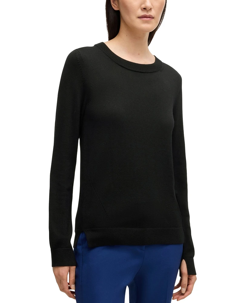 Boss by Hugo Women's Crew-Neck Sweater