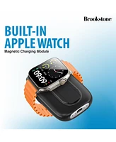 Brookstone 5,000mAh Capcity Magsafe Power Bank with Apple Watch Charger and Kickstand