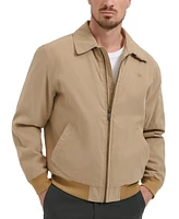 Dockers Men's Relaxed-Fit Microtwill Full-Zip Bomber Jacket