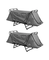 Kamp-Rite Original Portable Versatile Cot, Chair, and Tent, Easy Setup (2 pack)