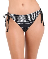 La Blanca Women's City Lights Adjustable-Loop Tassels Hipster Bikini Bottoms