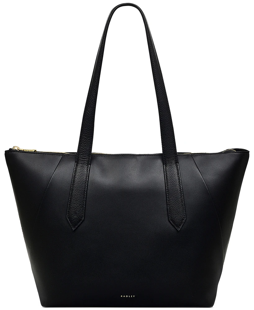 Radley London Bruton Street Small Zip-Top Leather Tote