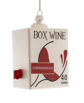 Cody Foster & Co. Boxed Wine Ornament