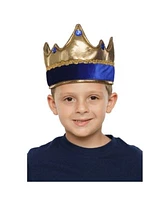 Dress Up America Kings Crown With Gem Stones Kids Boys