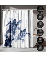 Americanflat Coastal Shower Curtain Revolving Motion by Suren Nersisyan