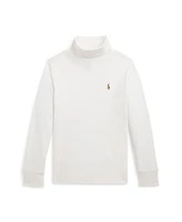 Polo Ralph Lauren Little and Toddler Boys Cotton Interlock Turtleneck Sweatshirt