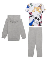 Mickey Mouse Toddler & Little Boys Fleece, 3-Piece Set