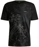 Boss by Hugo Men's Reflective Print Relaxed-Fit T-Shirt