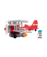 Sonic 2.5" Tornado Biplane Playset