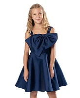 Rare Editions Big Girls Asymmetrical Bow Party Dress