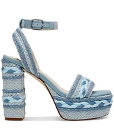 Steve Madden Women's Luccie Platform Raffia Dress Sandals