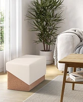 Seville Classics The Vineyard Collection Cork Storage Trunk Ottoman