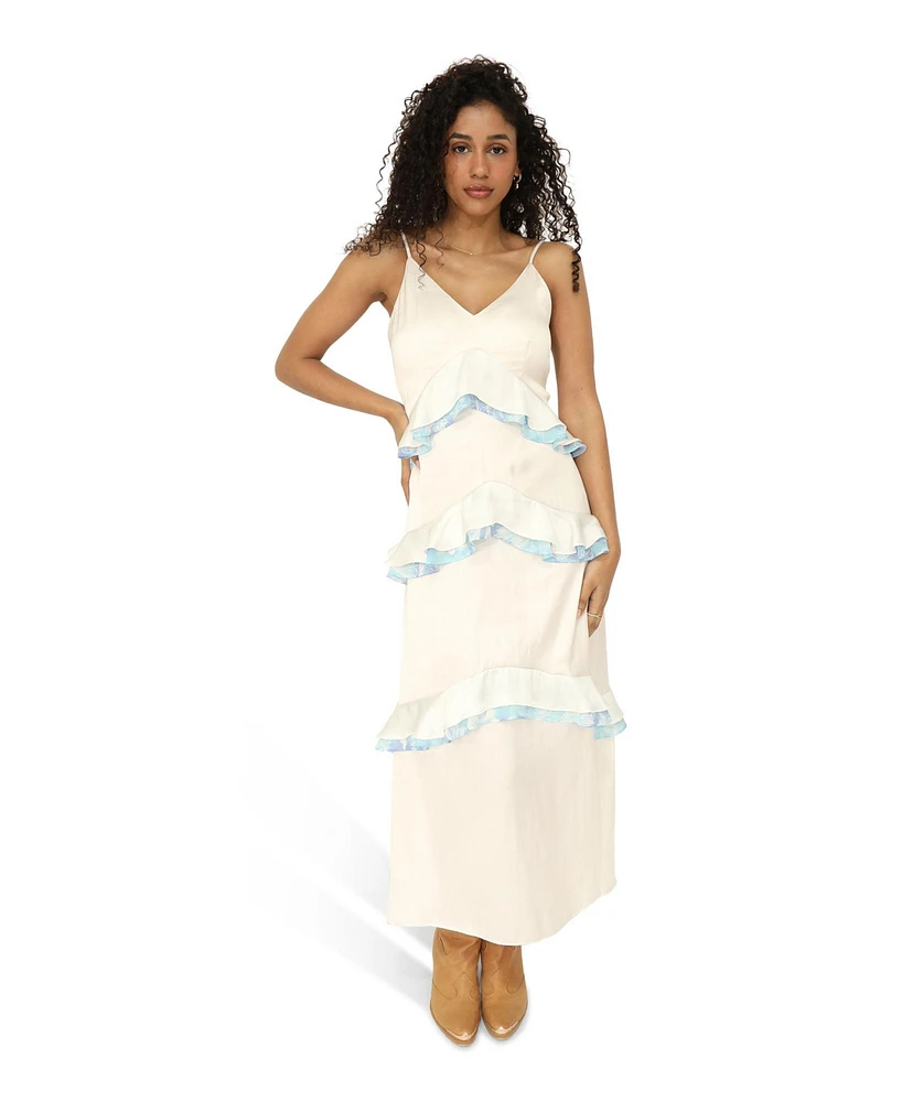 Belle & Bloom Lovely Day Ruffle Maxi Dress