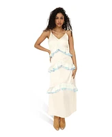 Belle & Bloom Lovely Day Ruffle Maxi Dress