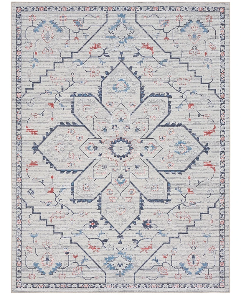 Nicole Curtis Machine Washable Series 1 SR110 7'10''x9'10'' Area Rug