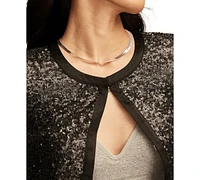 Lucky Brand Women's Sequin Lady Long-Sleeve Jacket