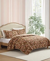 Laura Ashley Marta Reversible -Pc. Quilt Set