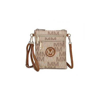 Mkf Collection Gaia Milan M Signature Everyday Use Crossbody by Mia K