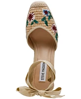 Steve Madden Women's Vero Platform Raffia Wedge Sandals