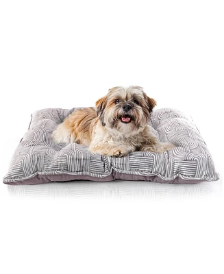 Elle Pet Bed for Cats and Dogs, Tufted Dog Crate Mat, Cushion Pet Beds