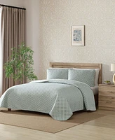 Tommy Bahama Home Coastal Batik Reversible 2-Pc. Quilt Set, Twin