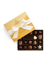 Godiva Gold Ballotin Chocolate Gift Box with Solid Ribbon