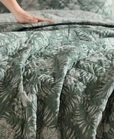 Tommy Bahama Home Hibiscus Jungle Reversible -Pc. Quilt Set